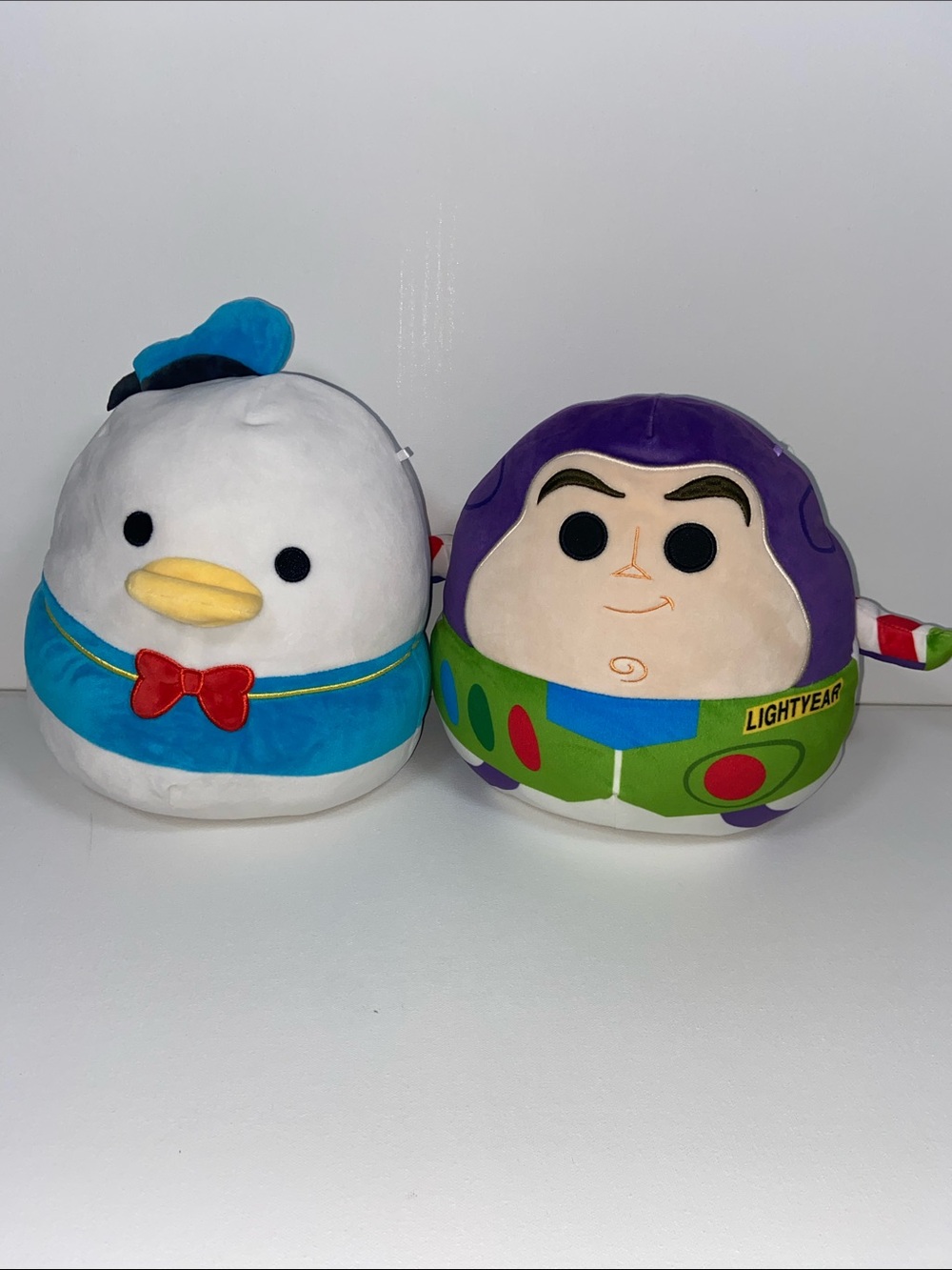 Squishmallows Disney Plush Set Buzz Lightyear and Donald Duck Bundle Lot